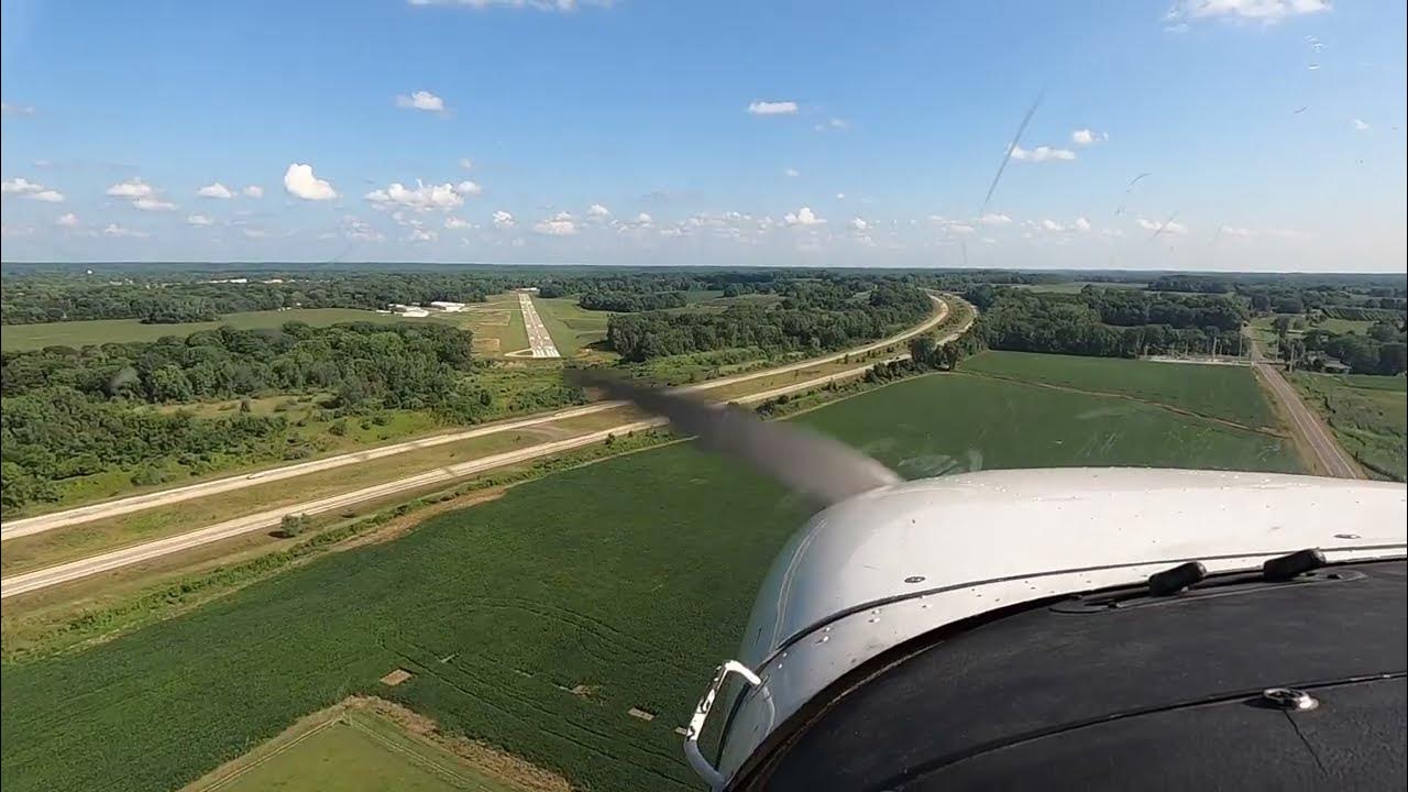 Flying from Lewis University Airport to Andrews University Airport