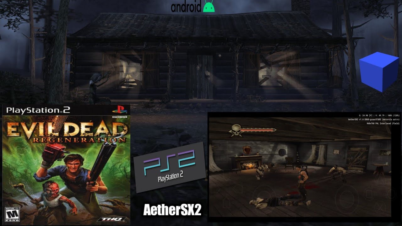 Evil Dead Regeneration PS2 OpenGL 4x Native Resolution Emulation [PCSX2 1.5  Beta Test] 