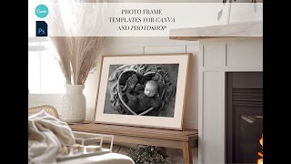 Using a Photo Frame Template in Photoshop and Canva screenshot 5