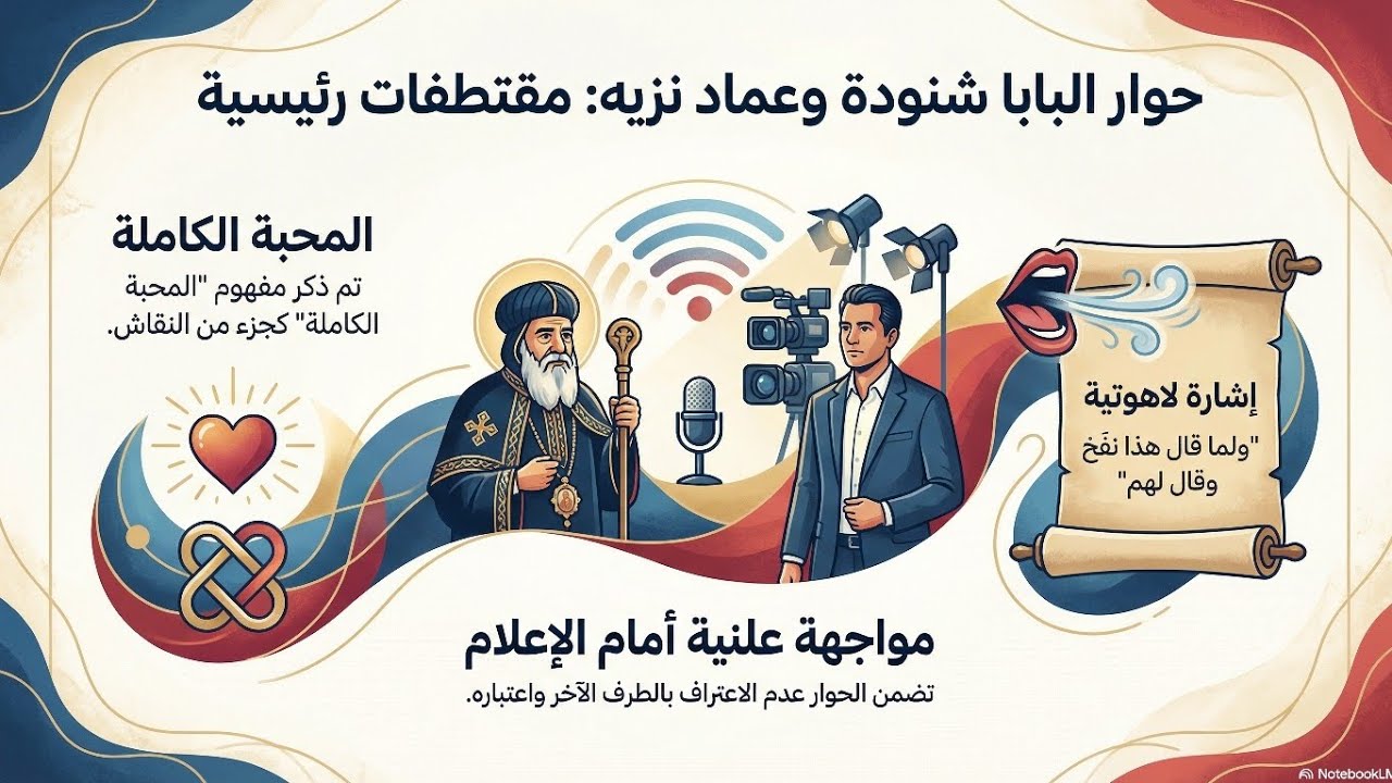 ⛪المناظرة اللاهوتية بين البابا شنودة والبروتستانتي عماد نزيه 