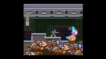 Mega Man X2 (SNES) Walkthrough - Part 6 - Robot Junkyard (Morph Moth)