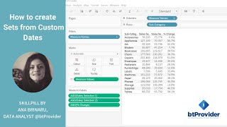 How to create sets from Custom Dates in #Tableau