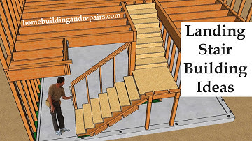 Stair Framing And Design Examples For Landings, Walls And Guardrailing - Building Education Part 1