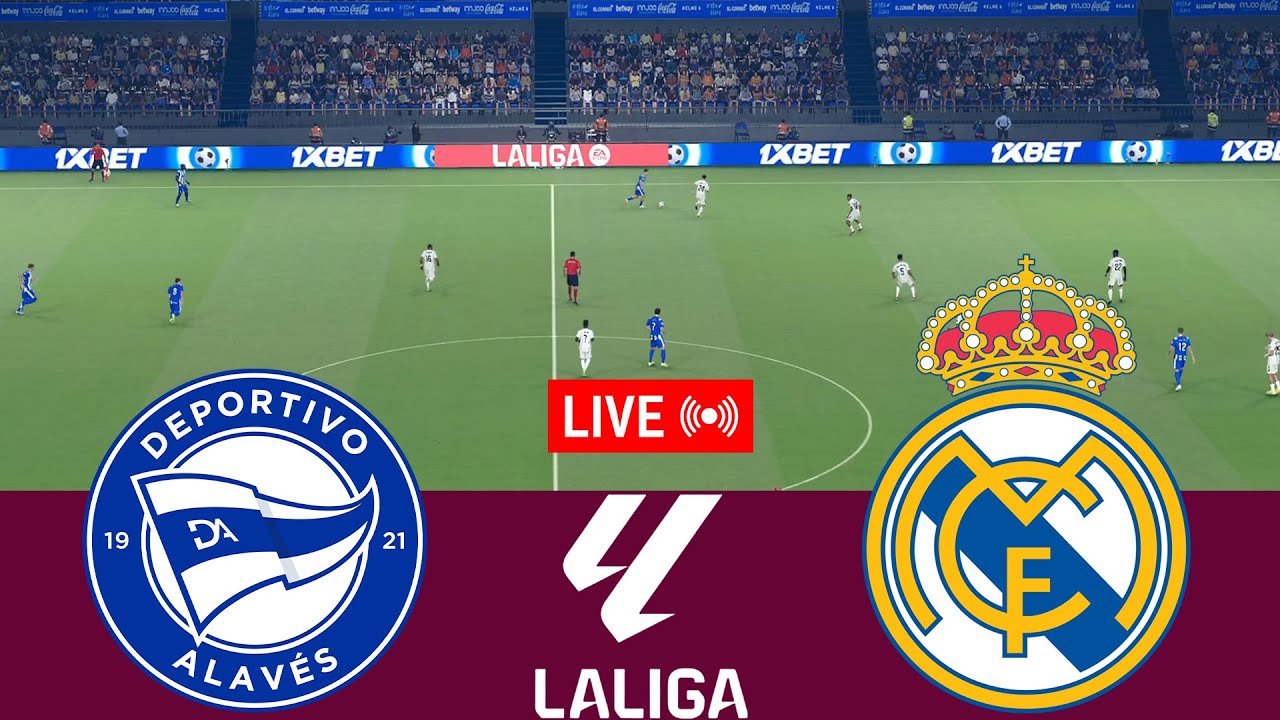 [LIVE] Deportivo Alaves vs Real Madrid La Liga 25/26 Full Match - Video Game Simulation