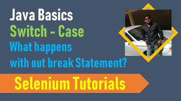 19E. Java Basics for Selenium - Switch Case - What happens without Break Statement