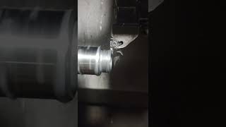 CNC Machine Threading on 25mm Shaft | Precision 1.25mm Pitch Thread Cutting #shorts #satisfying