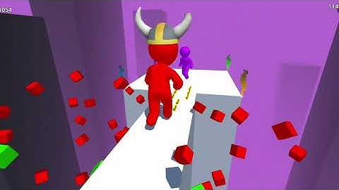 Color Run Stickman 3D Gameplay (iOS & Android) Walkthrough Part 57