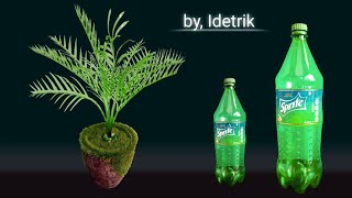 Cara membuat tanaman hias dari botol bekas