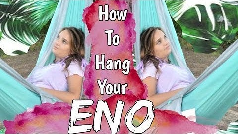 How - To Set Up An Eno! | Equip One Person Travel Hammock