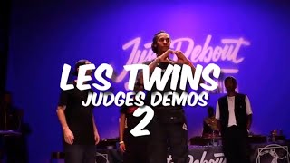 LES TWINS | ALL THEIR JUDGES DEMOS - JUSTE DEBOUT TOUR (2/2)