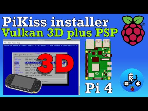 PiKiss Simple Multi Installer. New Update Adds Vulkan 3D And PPSSPP. Raspberry Pi 4.