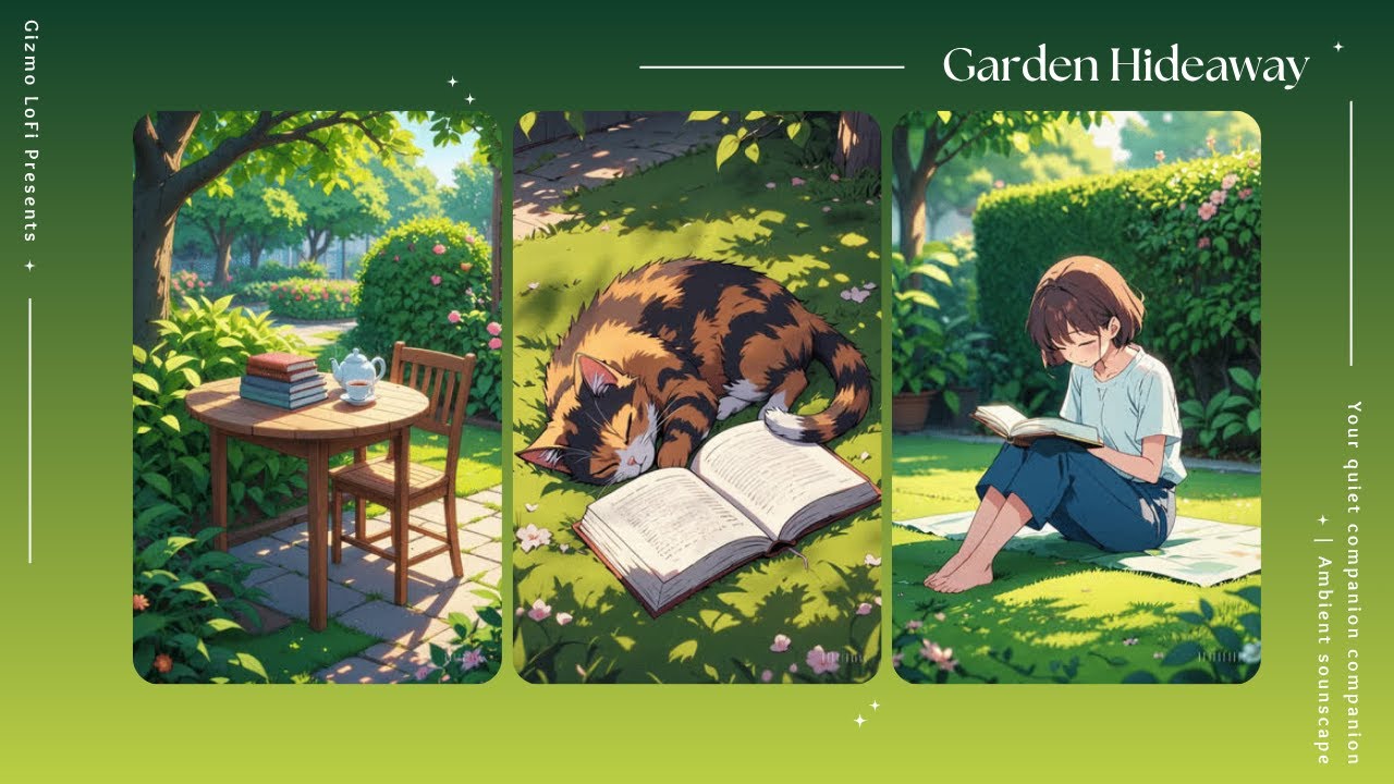 Quiet books & slow sunshine  | Garden Hideaway