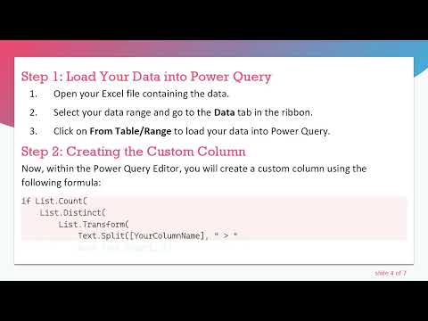 Transforming Custom Columns in Power Query to Generate True or False Statements
