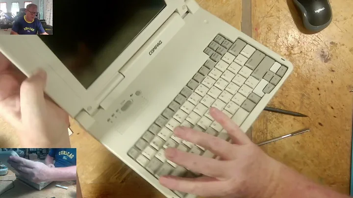 Compaq - LTE Elite 4/50CX Floppy Drive Install