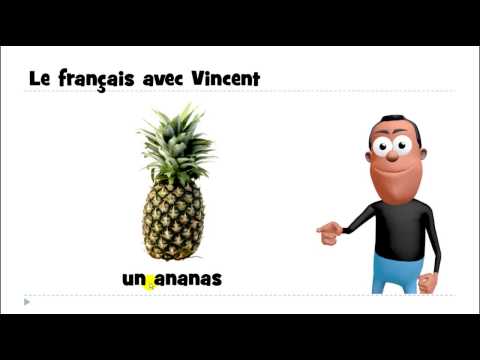 ვისწავლოთ ფრანგული # 1 mot # un ananas