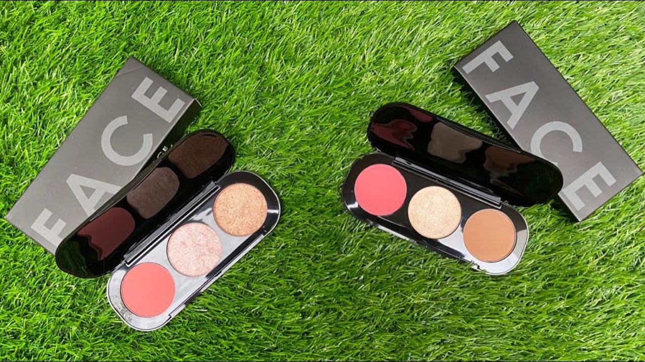 Focallure Blush & Highlighter Palette (03 & 05) - Review + Swatches