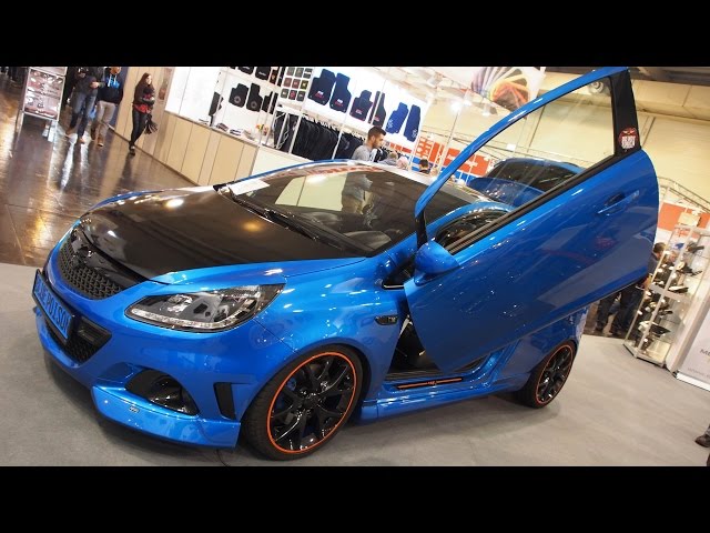 Opel Corsa D OPC Audio Tuning at Essen Motorshow - Exterior Walkaround 