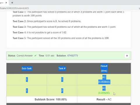 Count the ACs solution | ACS solution | June Long Challenge Two 2022 | Codechef