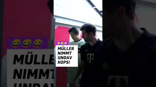 Die Zwei verstehen sich! 😂 #fussball #bundesliga #müller #undav