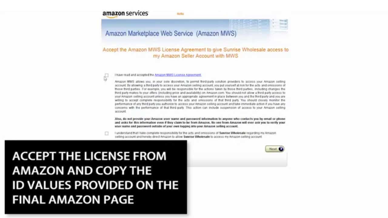 Connecting the Sunrise Amazon Manager to your Seller Central YouTube