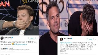 TOM HOLLAND AND MARK RUFFALO SPOILING STUFF FOR 12 MINUTES STRAIGHT