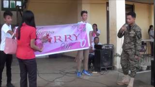 Philippine Army Scout Ranger Gerry Gaspar P Padayogdog Wedding Proposal