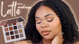 LATTE MAKEUP TREND TUTORIAL ☕️🤎 It&#39;s giving fall makeup 🍂