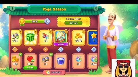 Yoga Season Unlock Stage 5~ Gardenscapes Level 3986-3989