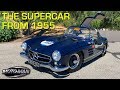 The Supercar from 1955: Mercedes Benz 300SL Gullwing W198 RETRO DRIVE REVIEW