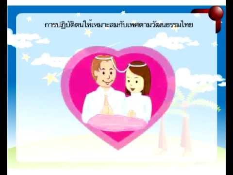 การปฏิบัติตนที่เหมาะสมกับเพศ