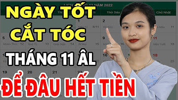 7 Ngày Tốt Cắt Tóc Tháng 11 Âm Lịch Làm Đúng Bạn Sẽ Giàu To, Thần Tài Cho Lộc, Đừng Dại Bỏ Qua