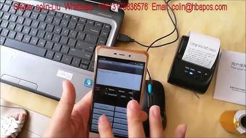 How to use bluetooth printer with android & IOS phone.
