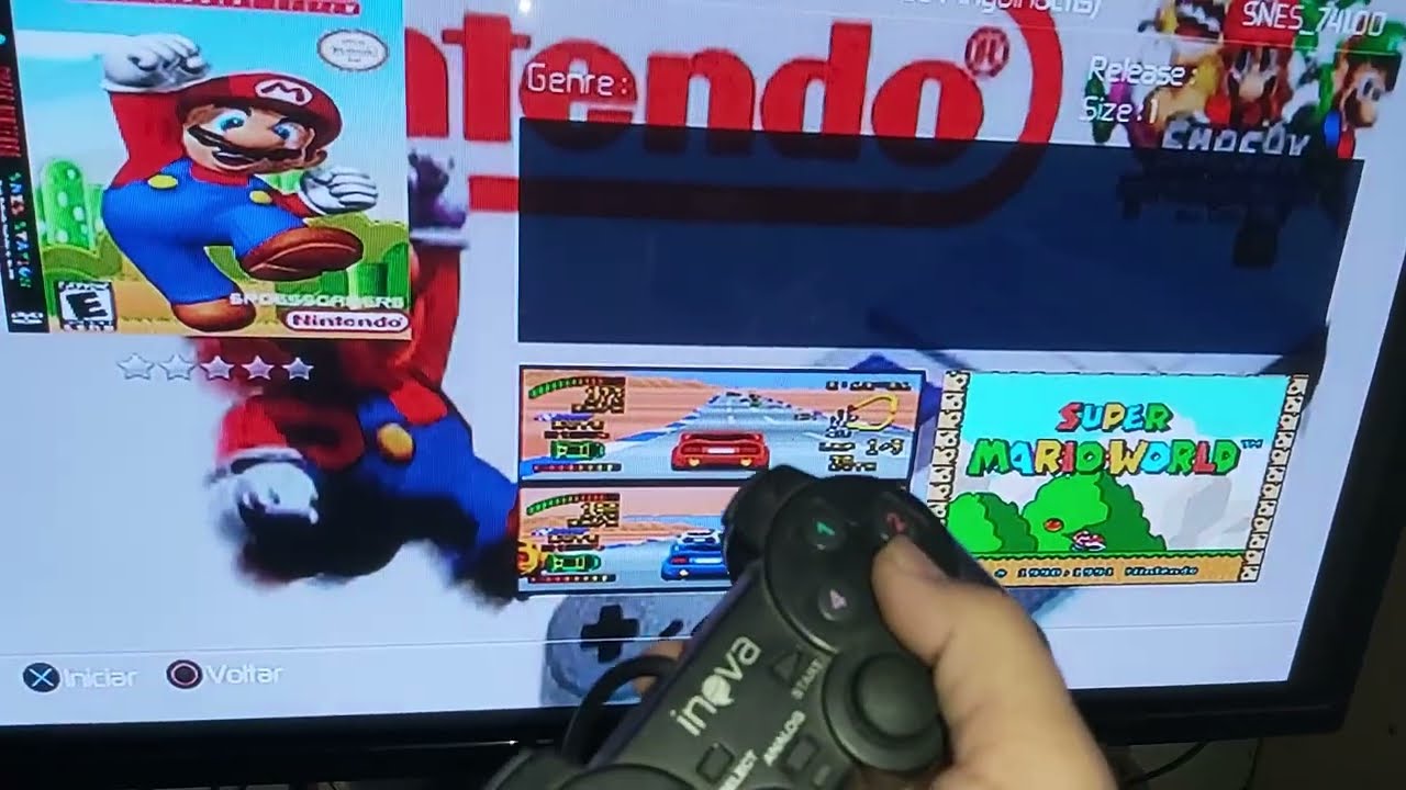kit OPL jogando super Nintendo no PS2 pelo Pendrive
