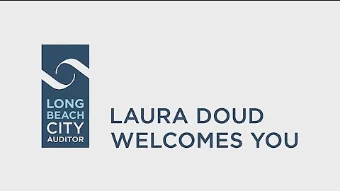 Welcome from City Auditor Laura Doud