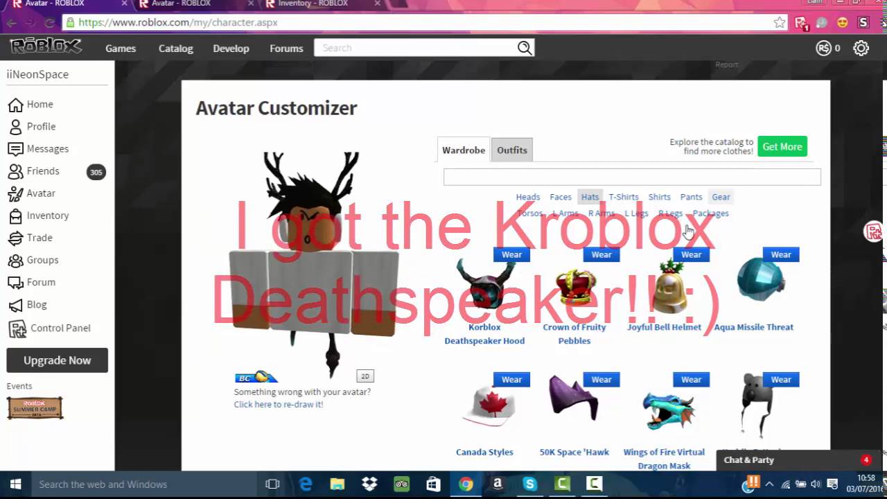 Roblox Account With Korblox Deathspeaker