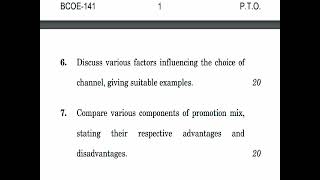 IGNOU : BCOM : BCOE 141 : Q - STATE THE DIFFERENCE BETWEEN SELLING & MARKETING.