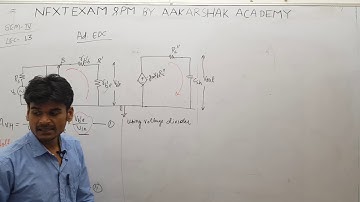 || Lecture 13 A || Advance Electronic Devices and Circuits || AEDC || 4th Semester || Electronics ||