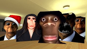 POV HI MY NAME IS AUUGHH OBUNGA AND ROSHALIA NEXTBOTS #garrysmod #yoshiegaming