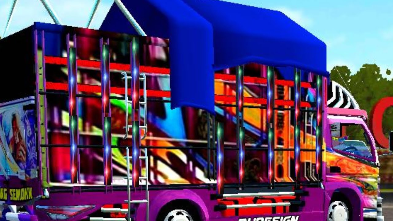 3 TOP MOD BUSSID TRUCK CANTER FULL ANIM PALING KECE DAN MEWAH || BUSSID