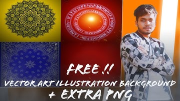 Vector art background free !! illustration video | + png free