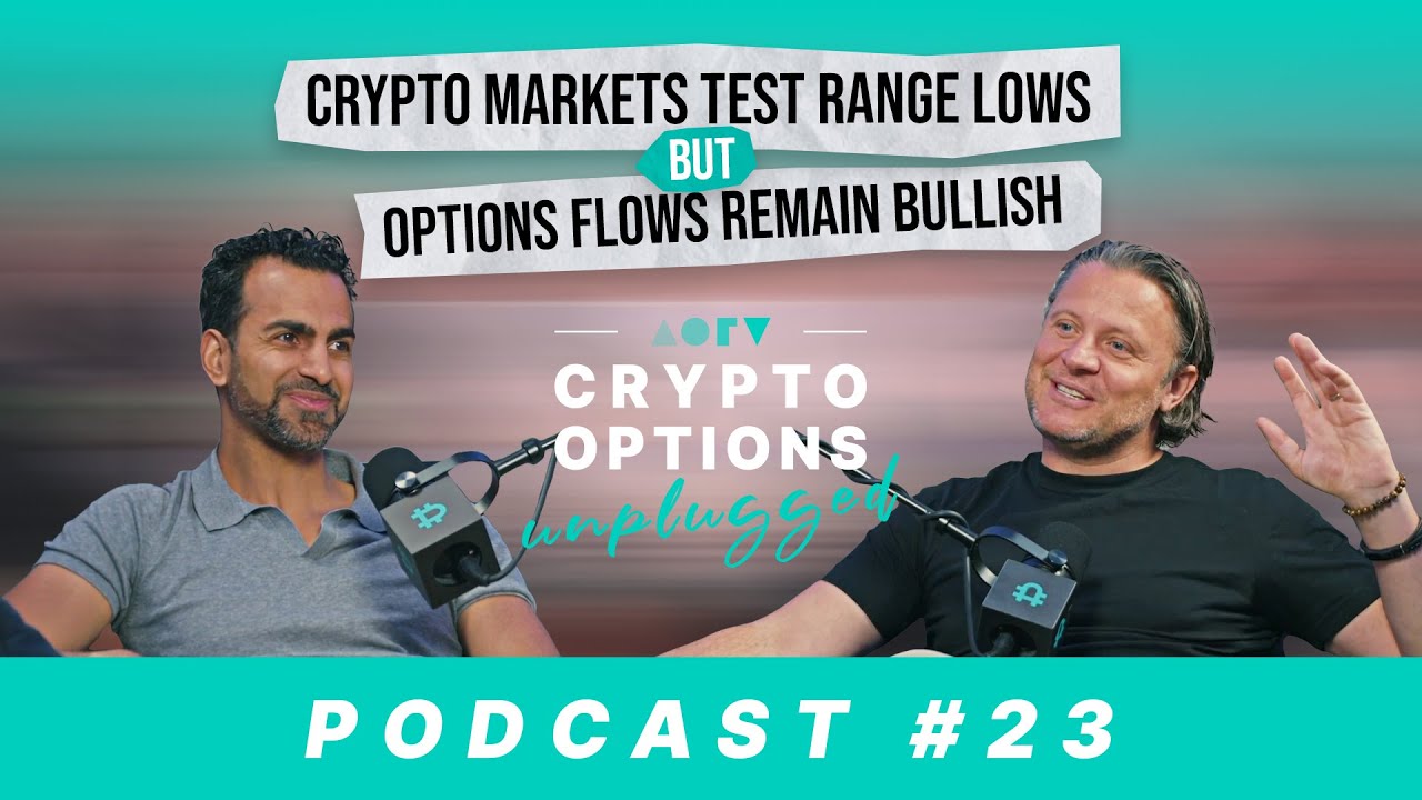 Crypto Options Unplugged - Crypto markets test range lows but options flows  remain bullish #23