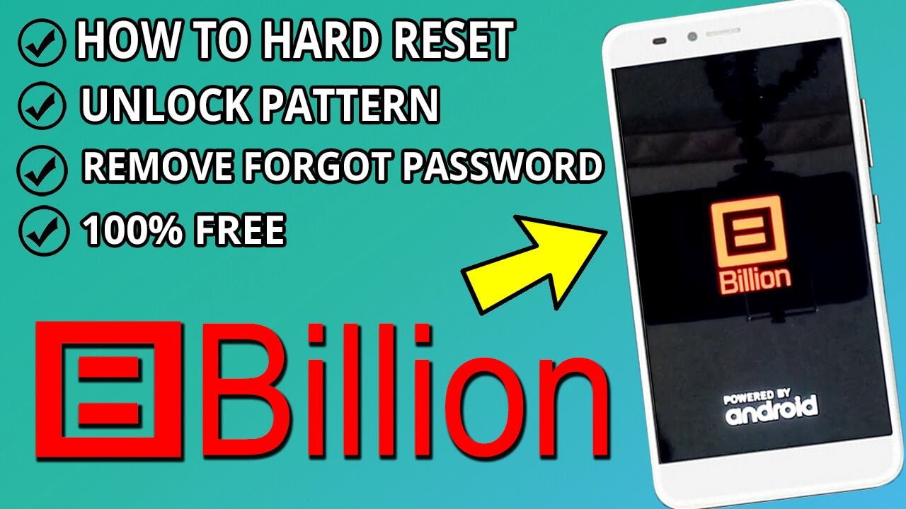 Как жестко сбросить миллиард захватывать и разблокировать шаблон также удалить забытый пароль