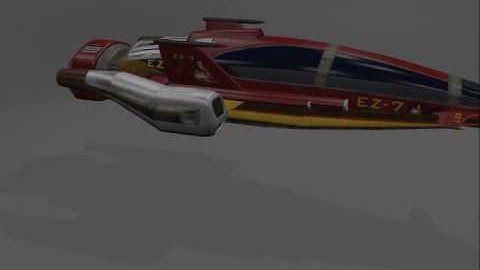 space fighter model