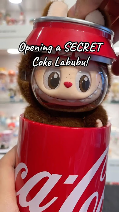 This is no ordinary Coke can! #labubu #popmart #unboxing #secret #toys #kawaii #cute