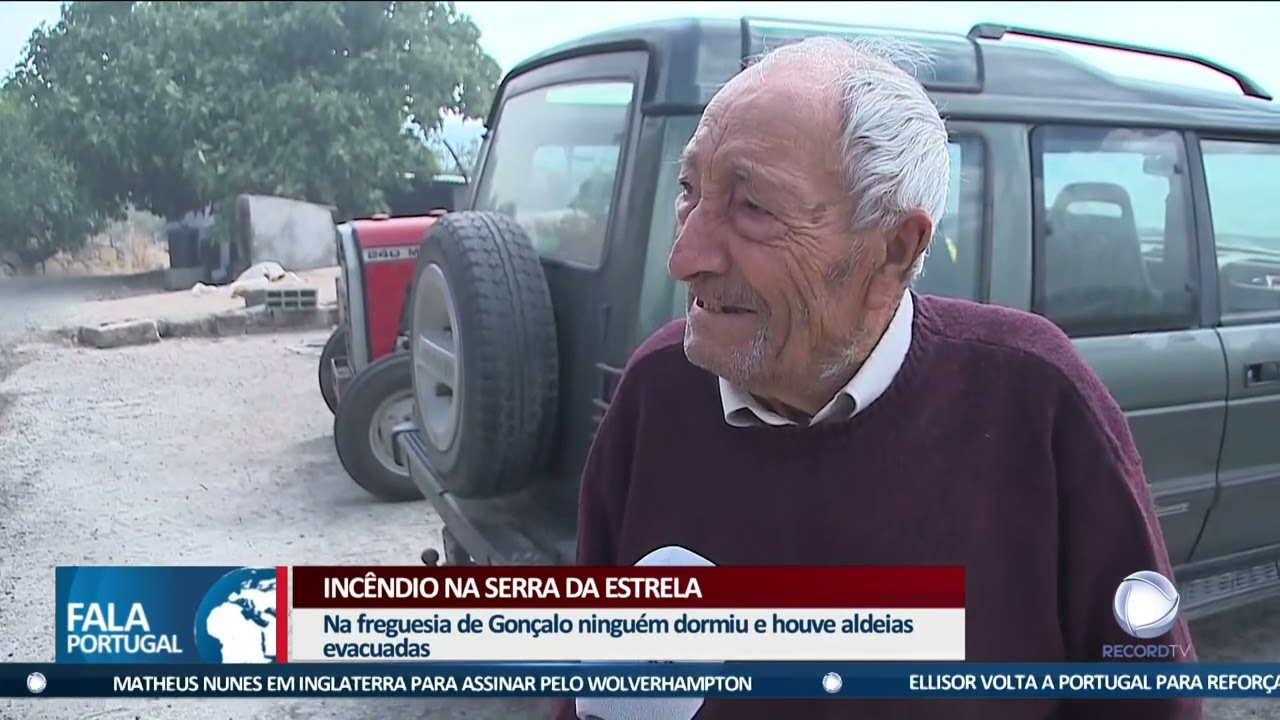 Incêndio na Serra da Estrela