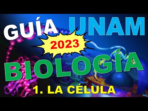 BIOLOGIA | 1. LA CÉLULA | GUÍA UNAM 2023