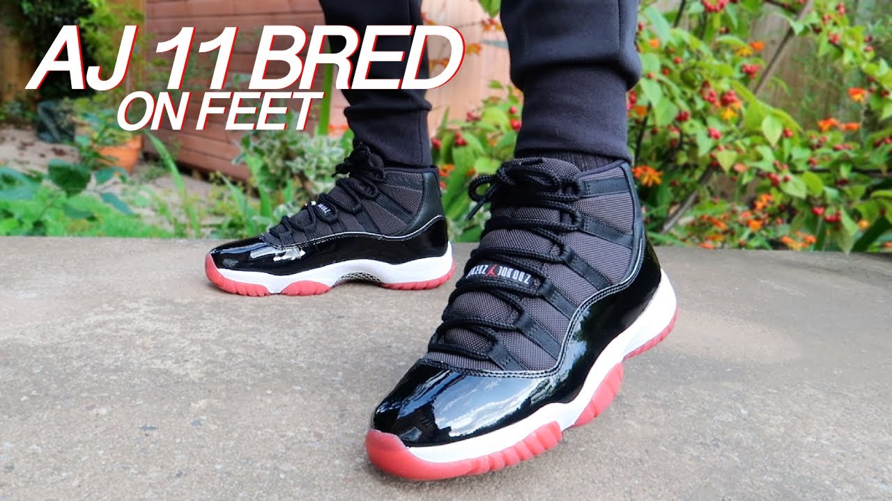 Air Jordan 11 BRED 2019 On Feet! - YouTube