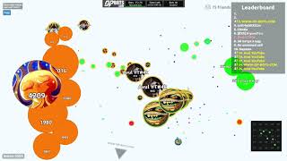 AGAR.IO SERVER TAKEOVER WITH BOTS #40 | OP-BOTS.COM