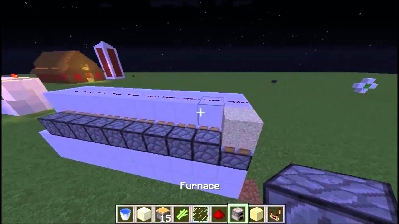 How To Build A Automatic Sugar Cane Farm Minecraft 1.7.4 - YouTube