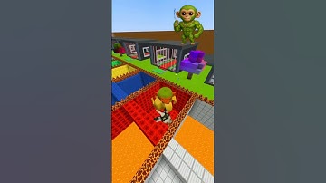 Italian Brainrot Vs Squid Game Lava Jump Part 149 #shorts #minecraft #brainrot